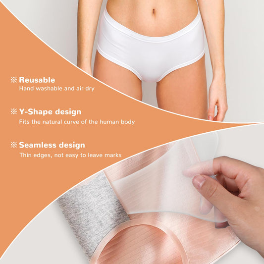 Hoohnnaa reusable invisible silicone inserts for swimwear