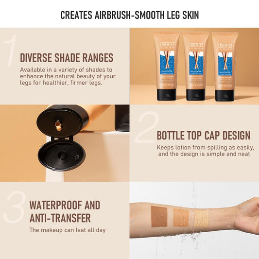 Skynest body foundation for covering scars and veins