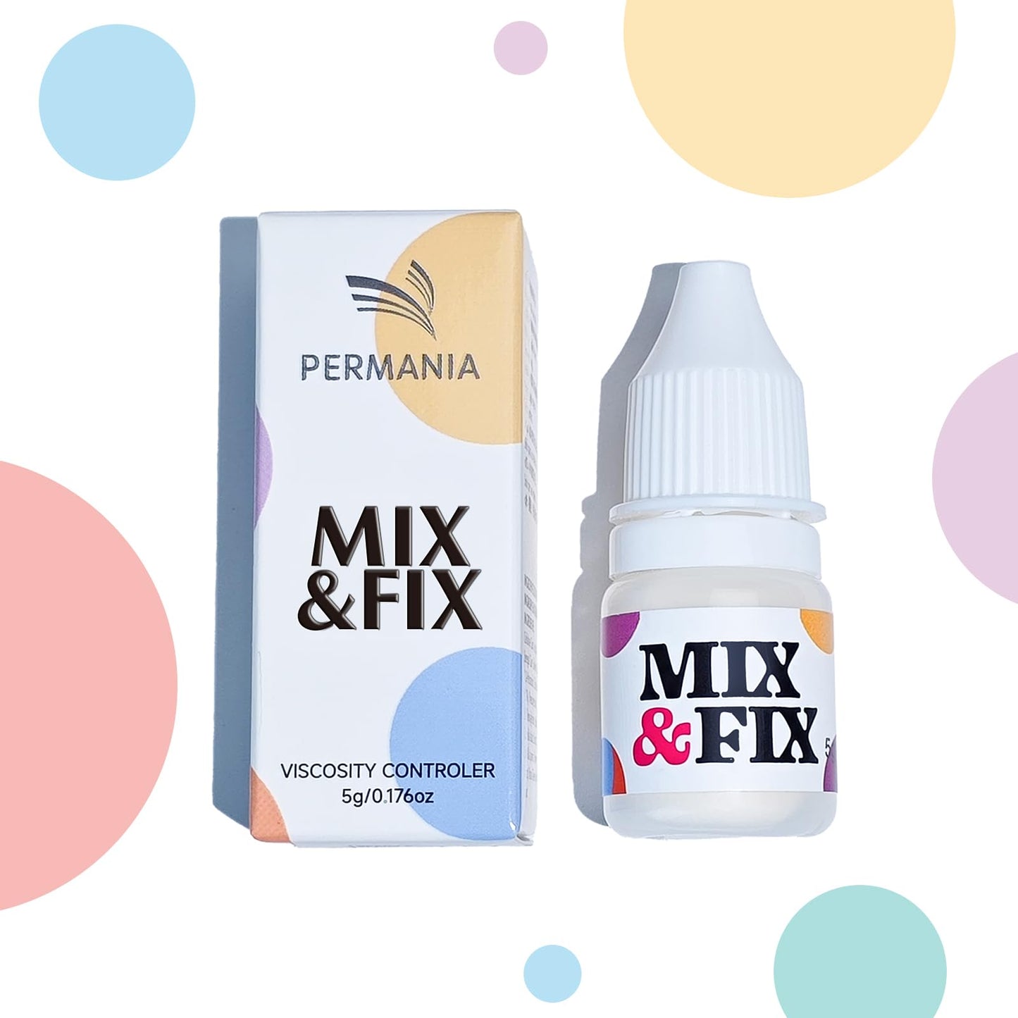 PERMANIA premium lash lift powder container close up