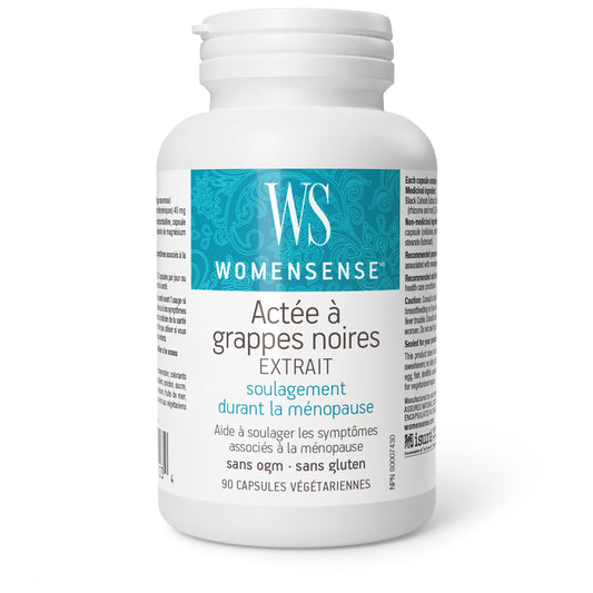Natural Factors WomenSense Black Cohosh 90 vegetarian capsules bottle