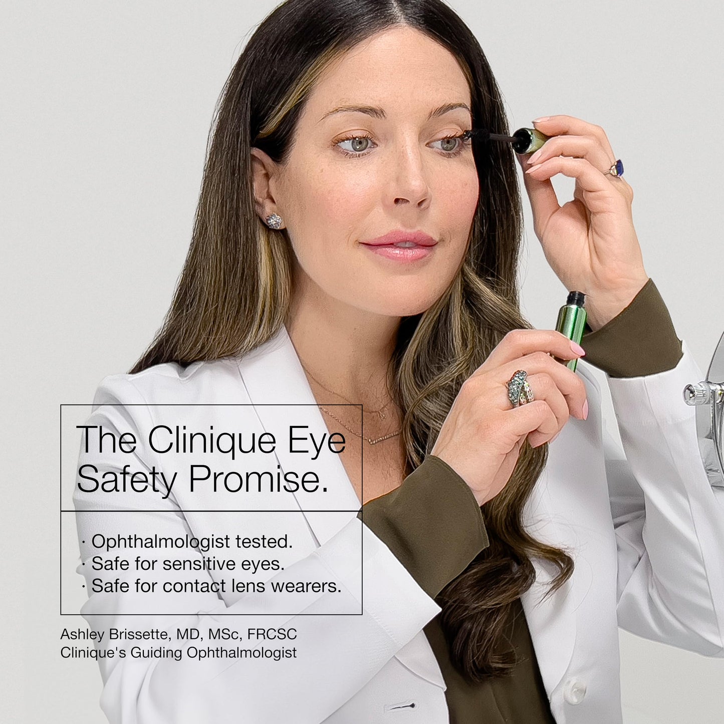 Authentic Clinique 8-pan makeup palette packaging