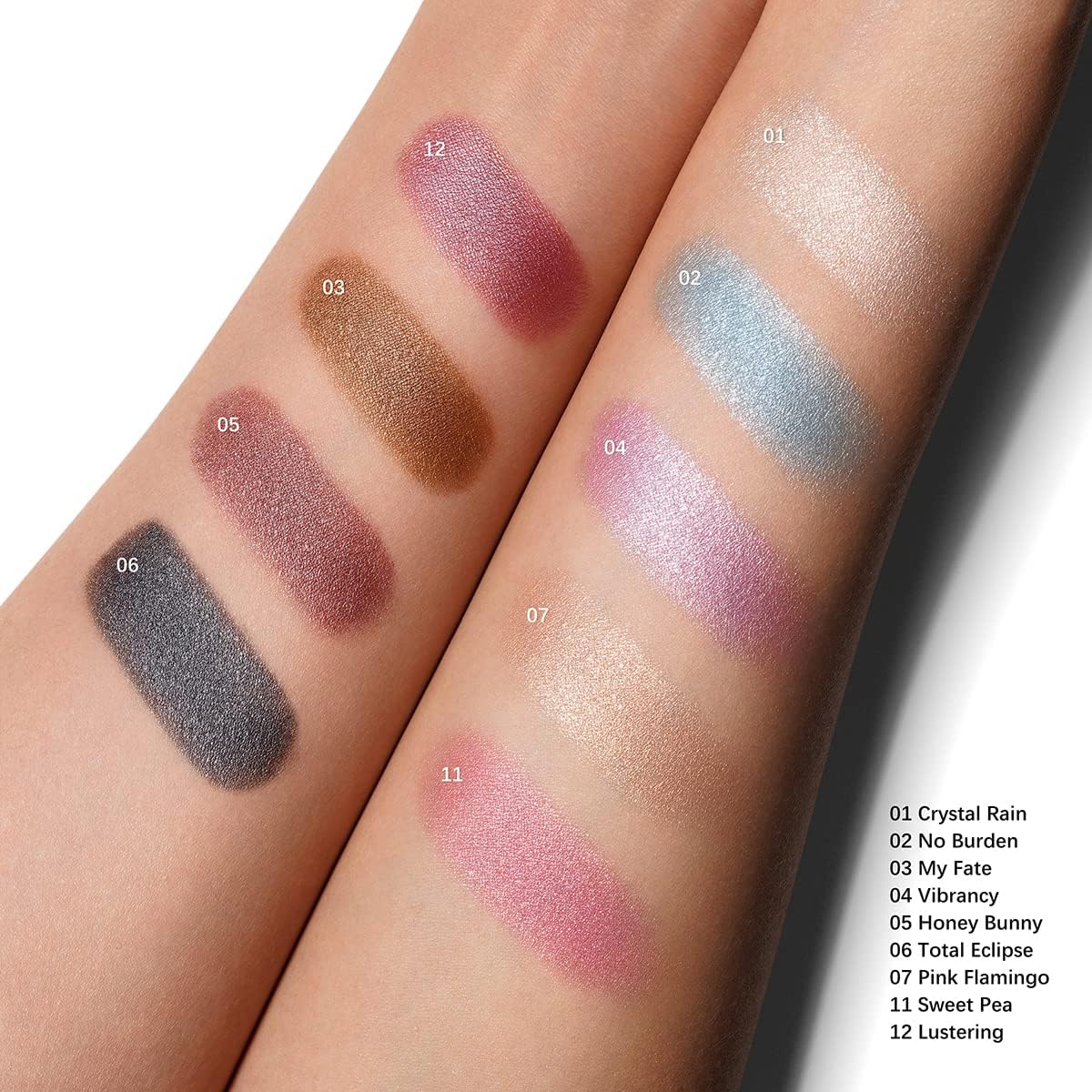 Oulac vegan and cruelty-free cream eyeshadow branding