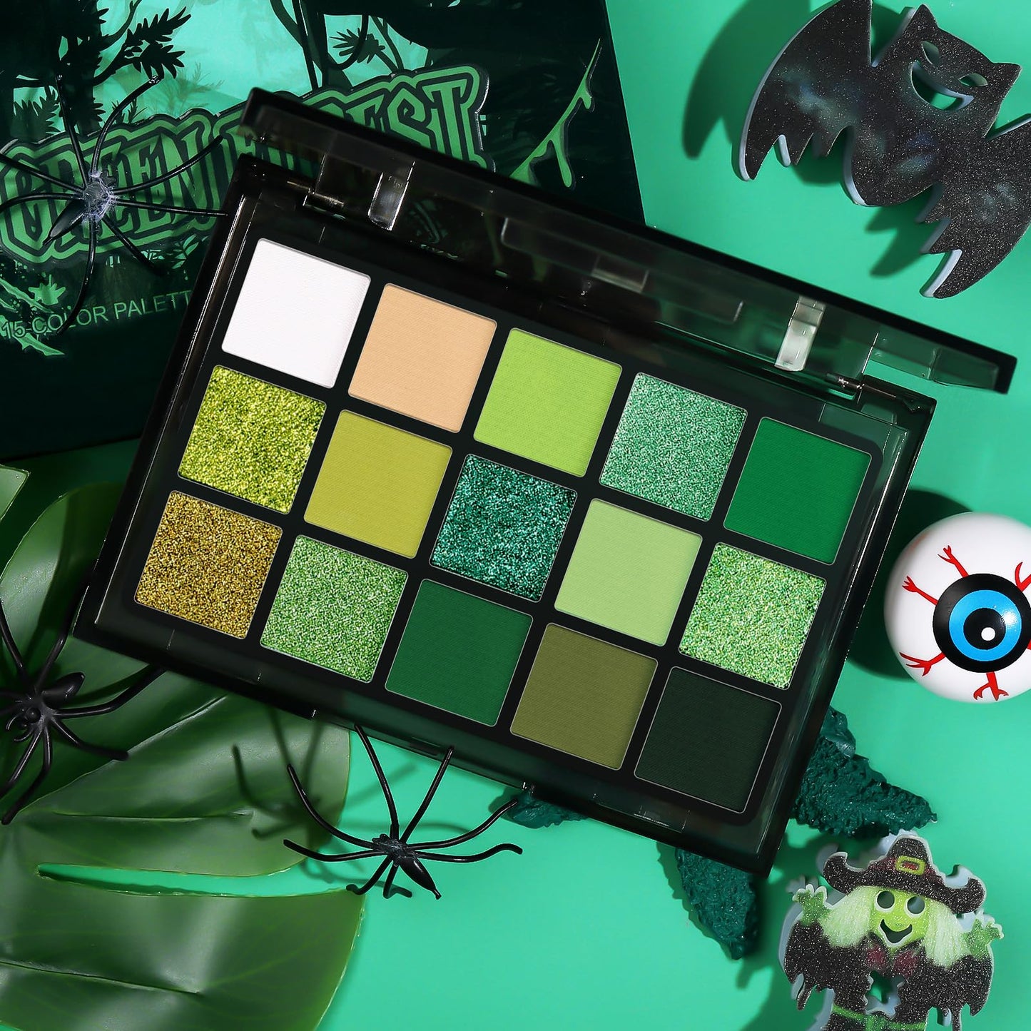 Back label details of Ucanbe eyeshadow makeup kit