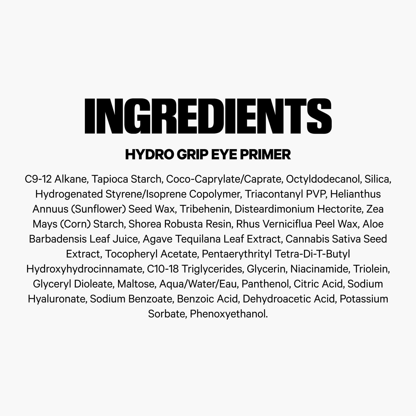 Milk Makeup Hydro Grip Eye Primer complete product setup highlighting the compact size.