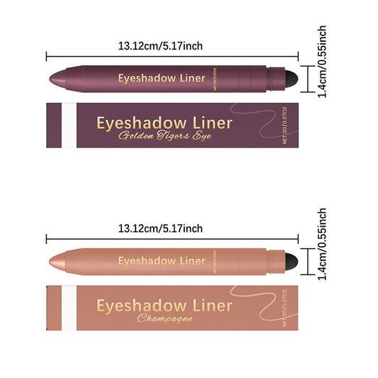 Rexibuz eyeshadow stick with built-in smudger visible