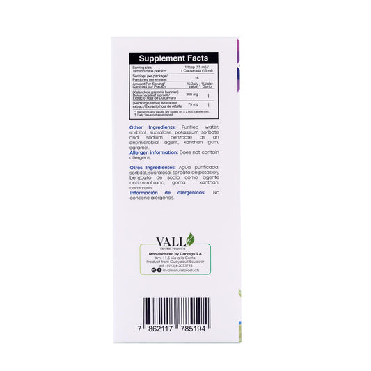 Vall Inmunolive antioxidant oral supplement bottle packaging