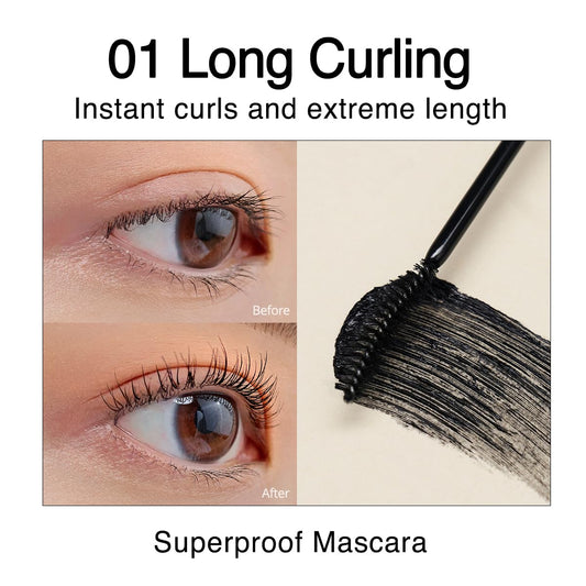 CLIO Kill Lash lengthening waterproof mascara with slim curved brush applicator