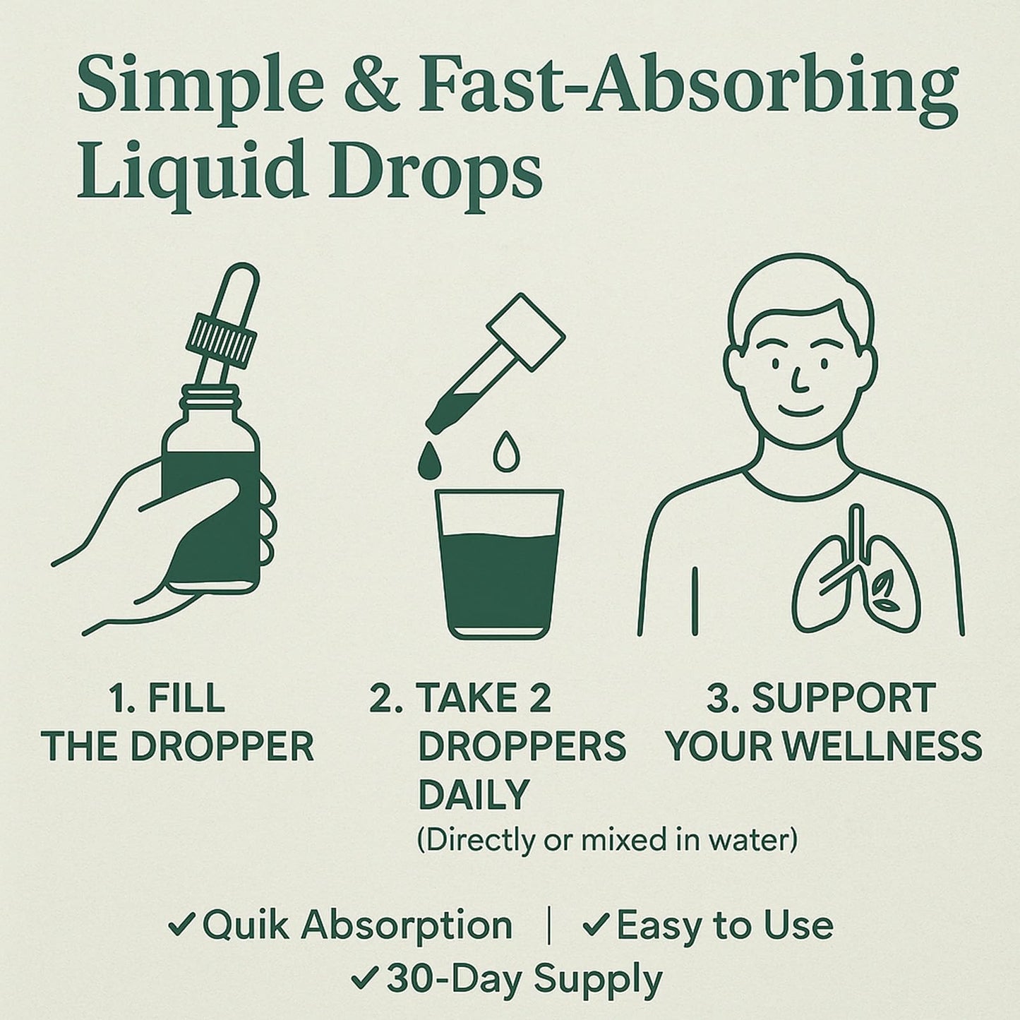 Ethale natural plant based lung purification drops ingredient view