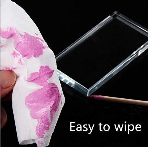 Cleaned Sinen glass palette for makeup artists
