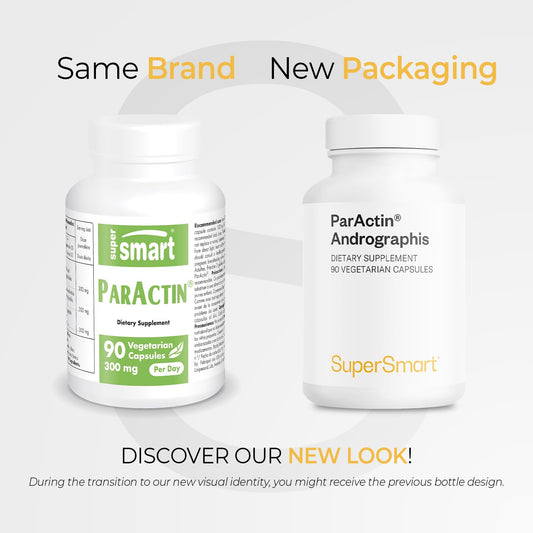 Supersmart Andrographis Paniculata 90 vegetarian capsules supplement label details