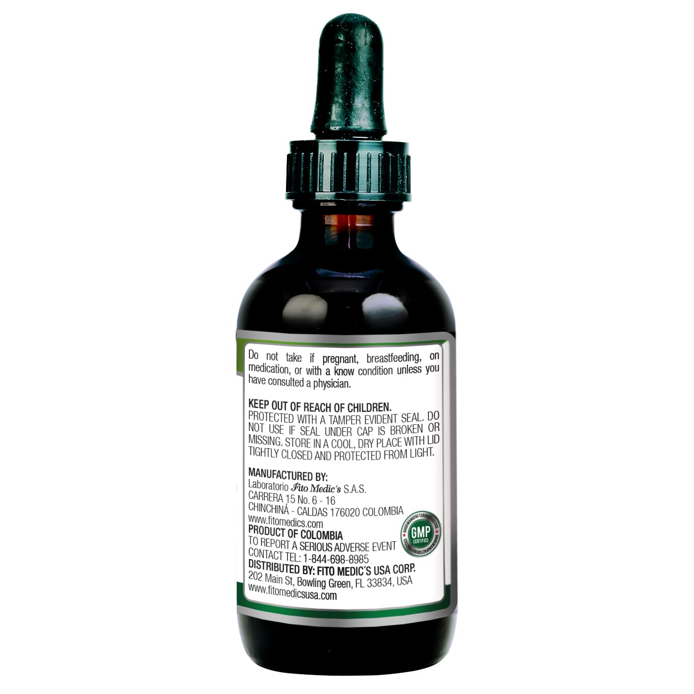 Antioxidant rich internal deodorant liquid drops product setup