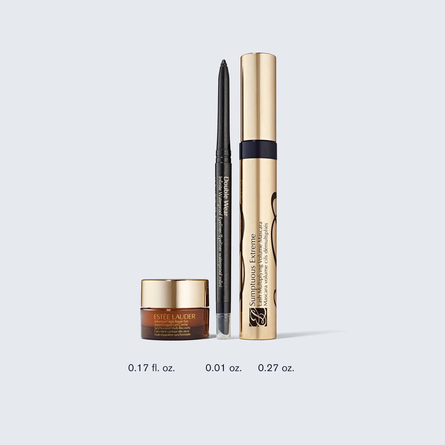 Estée Lauder imported volumizing mascara side profile display