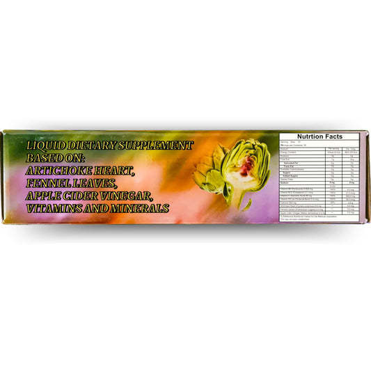 GN Vida Godvit Alcachofa liquid dietary supplement ampoules for liver detox and bloating relief