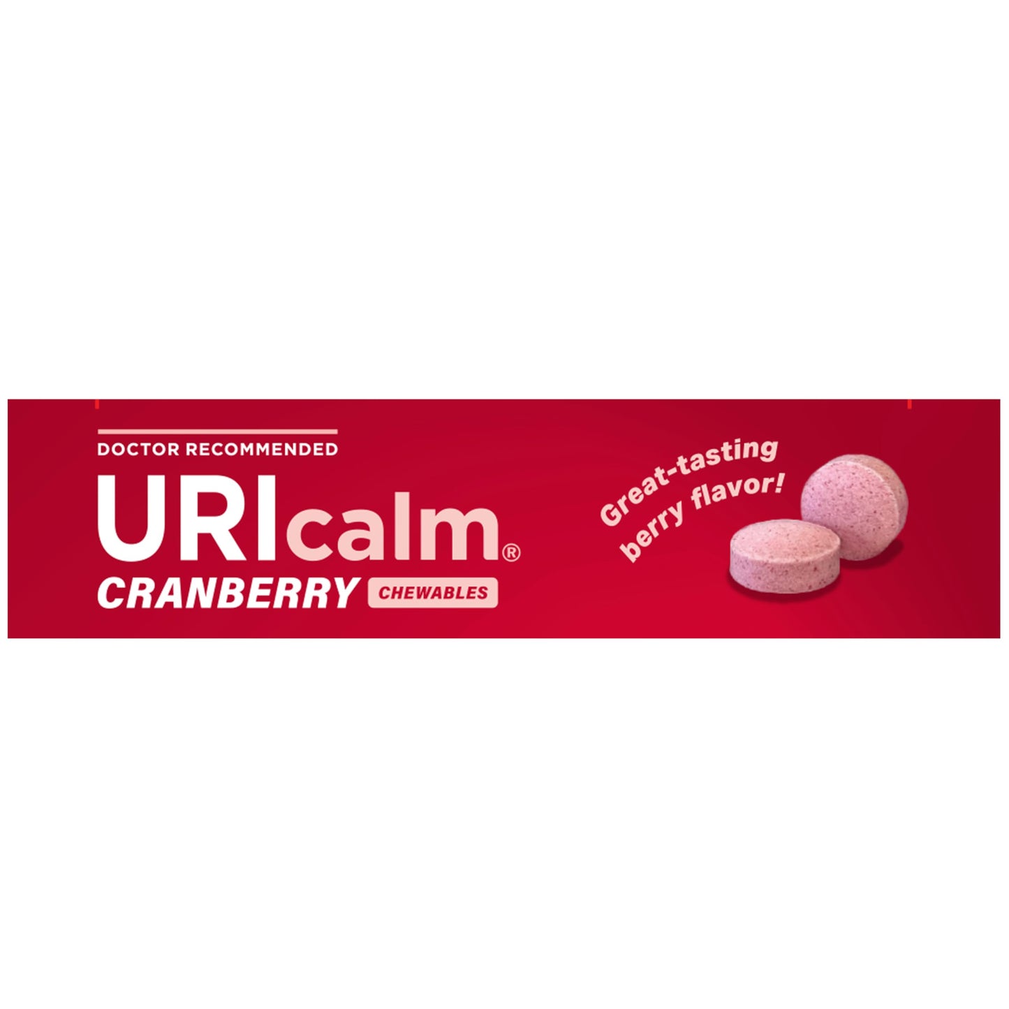 Uricalm Cranberry Chewables 60 Count Package