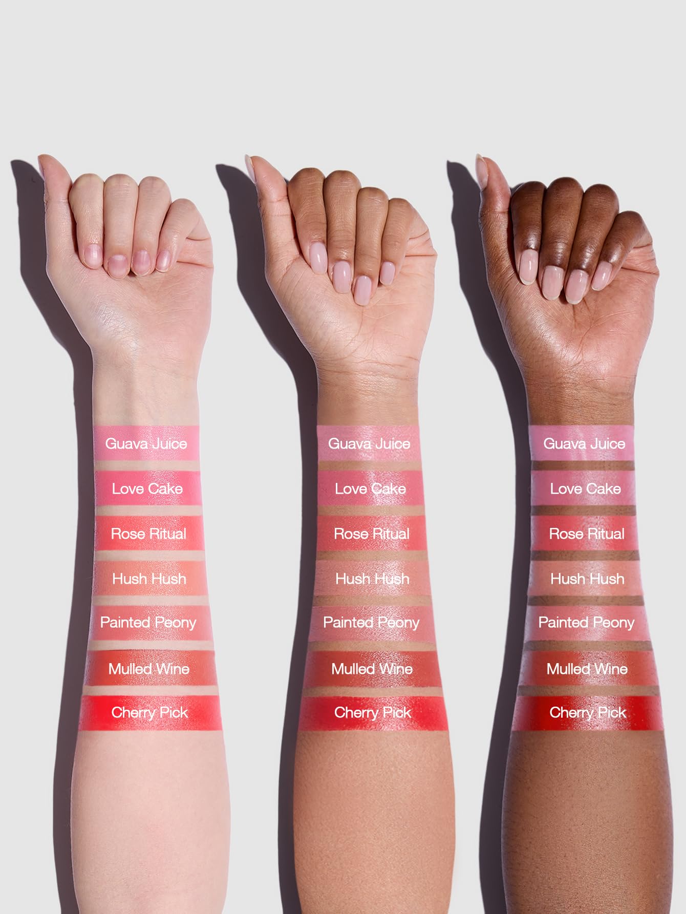The full packaging set of the imported SHEGLAM cream blush stick in the shade Painted Peony.