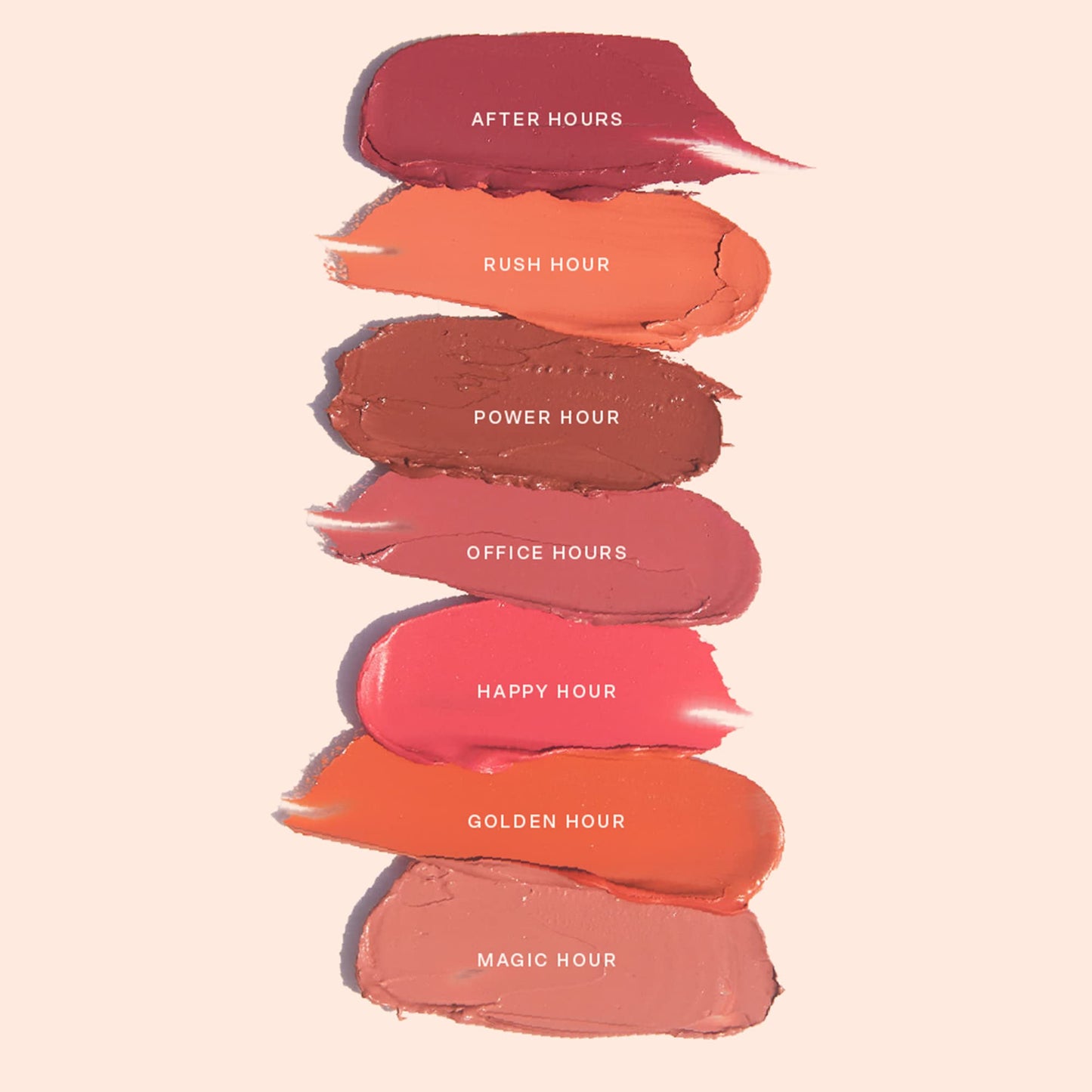 Tower 28 imported USA beauty cream blush on a minimal background