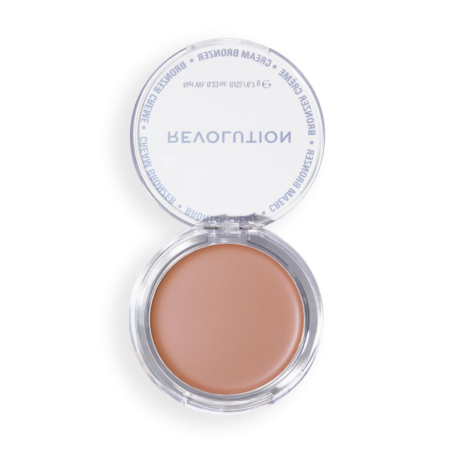 Close up of the creamy texture of the Makeup Revolution Light contour cream