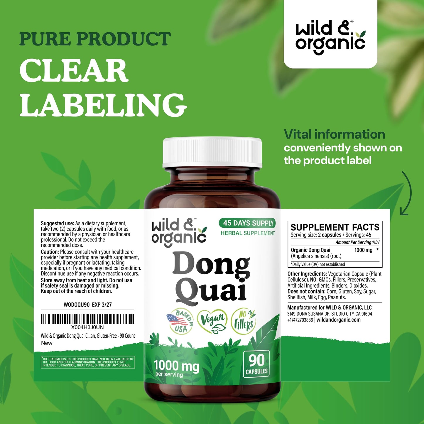 Wild & Organic authentic herbal wellness supplements online India