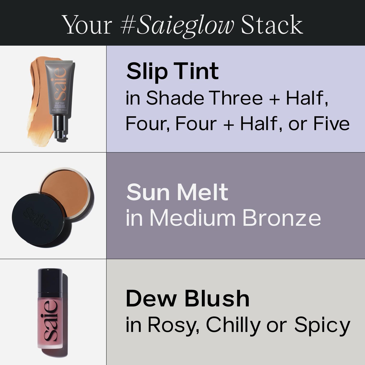 Saie Sun Melt natural cream bronzer lifestyle shot with applicator brush