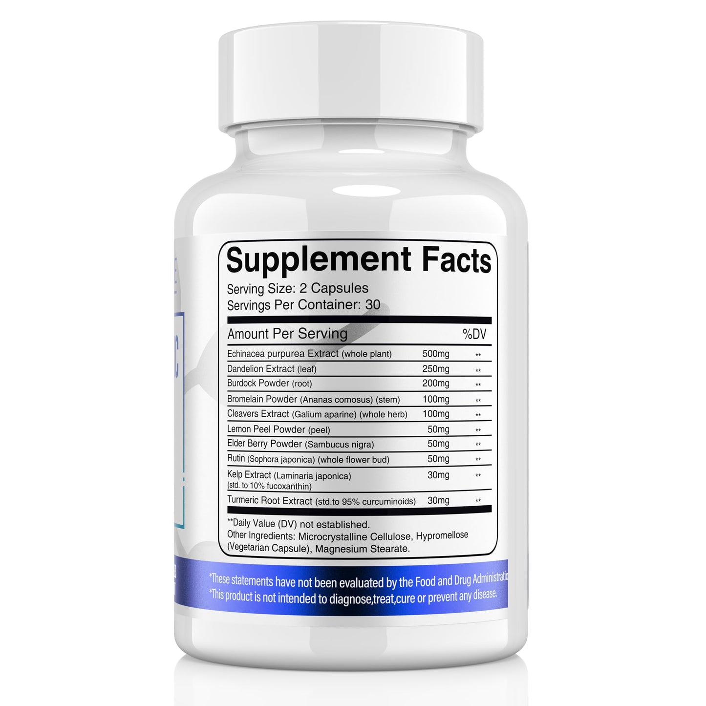Elerule 60 count lymphatic system support capsules bottle