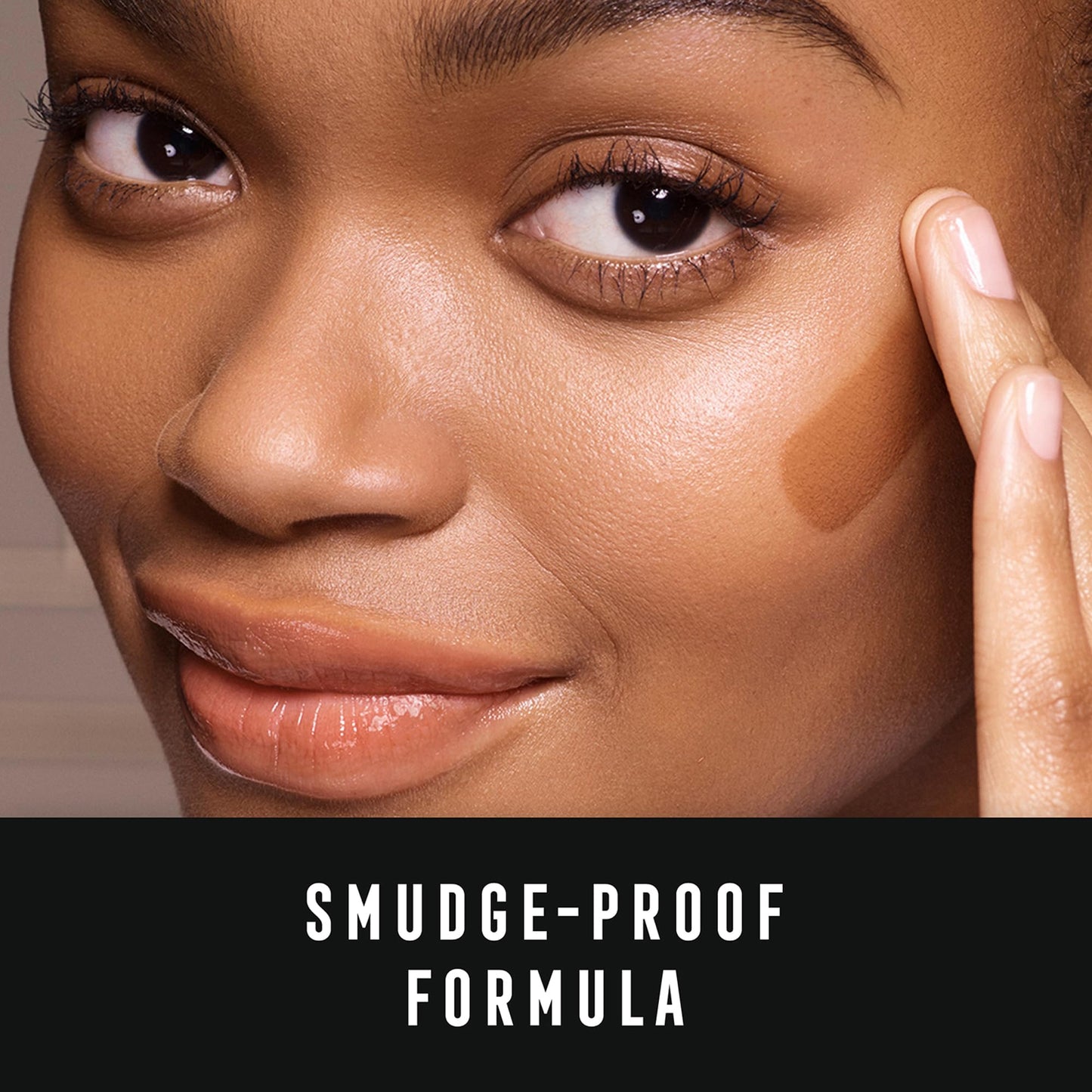 Side view of Max Factor Lasting Performance foundation 105 Soft Beige