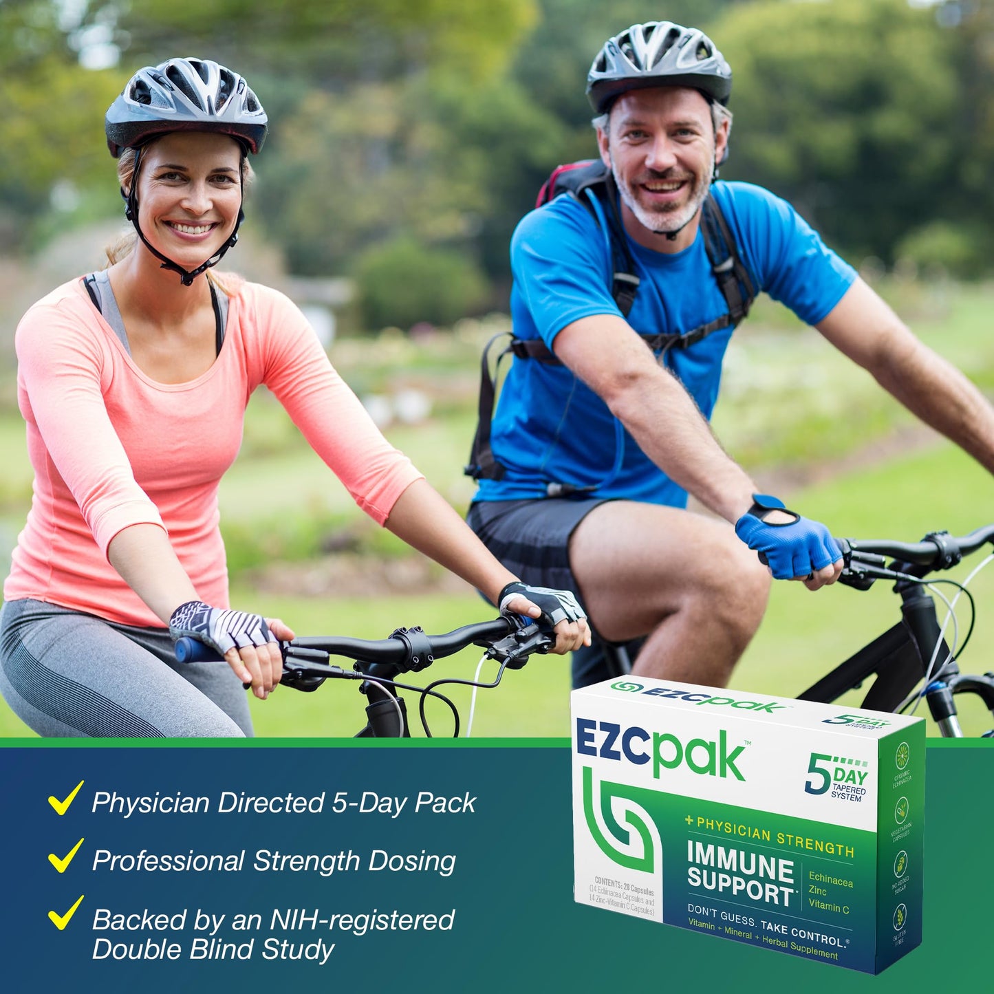 EZC Pak 5-day immune support clinical trial info