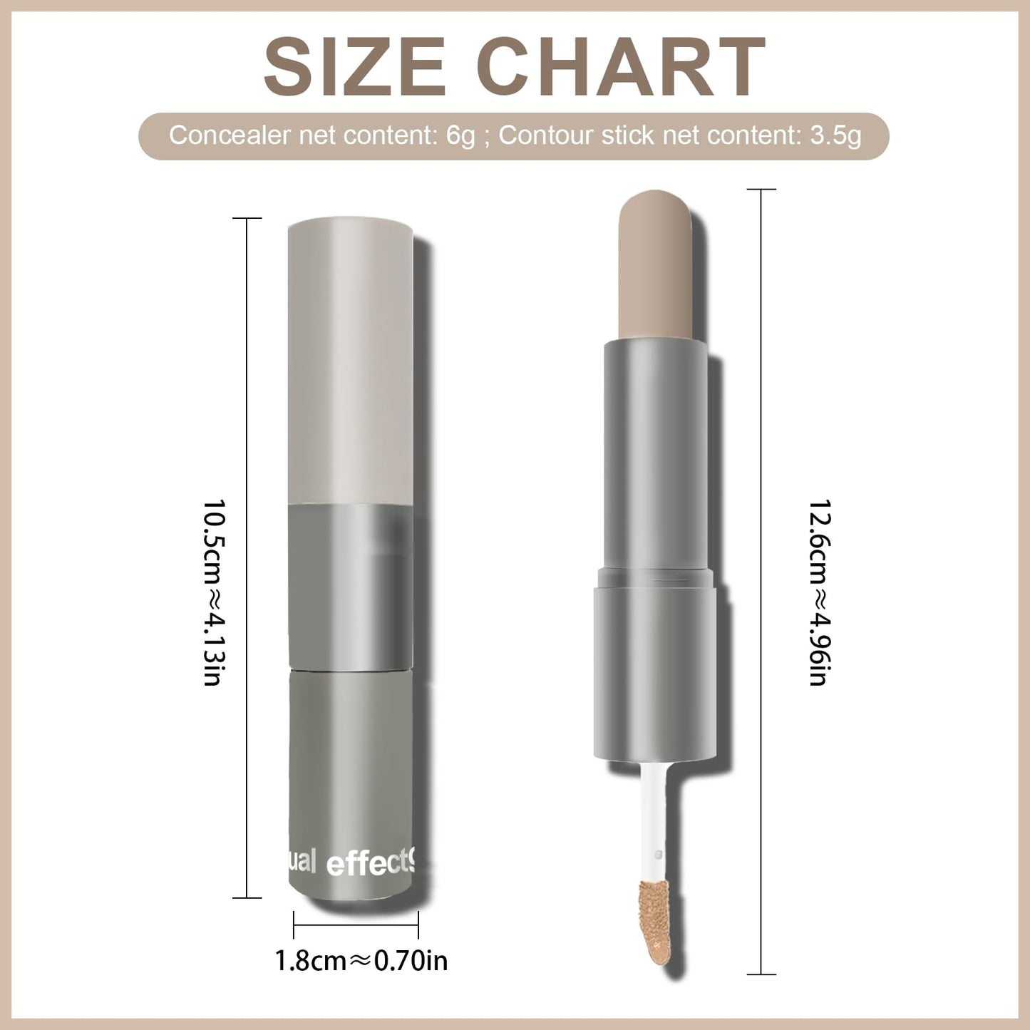 Noerrors cool toned gray contour makeup blending out seamlessly on a pale complexion model