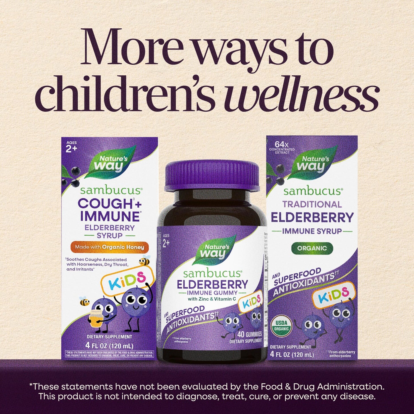 Premium European black elderberry extract 60 vegetarian gummies full product packaging layout