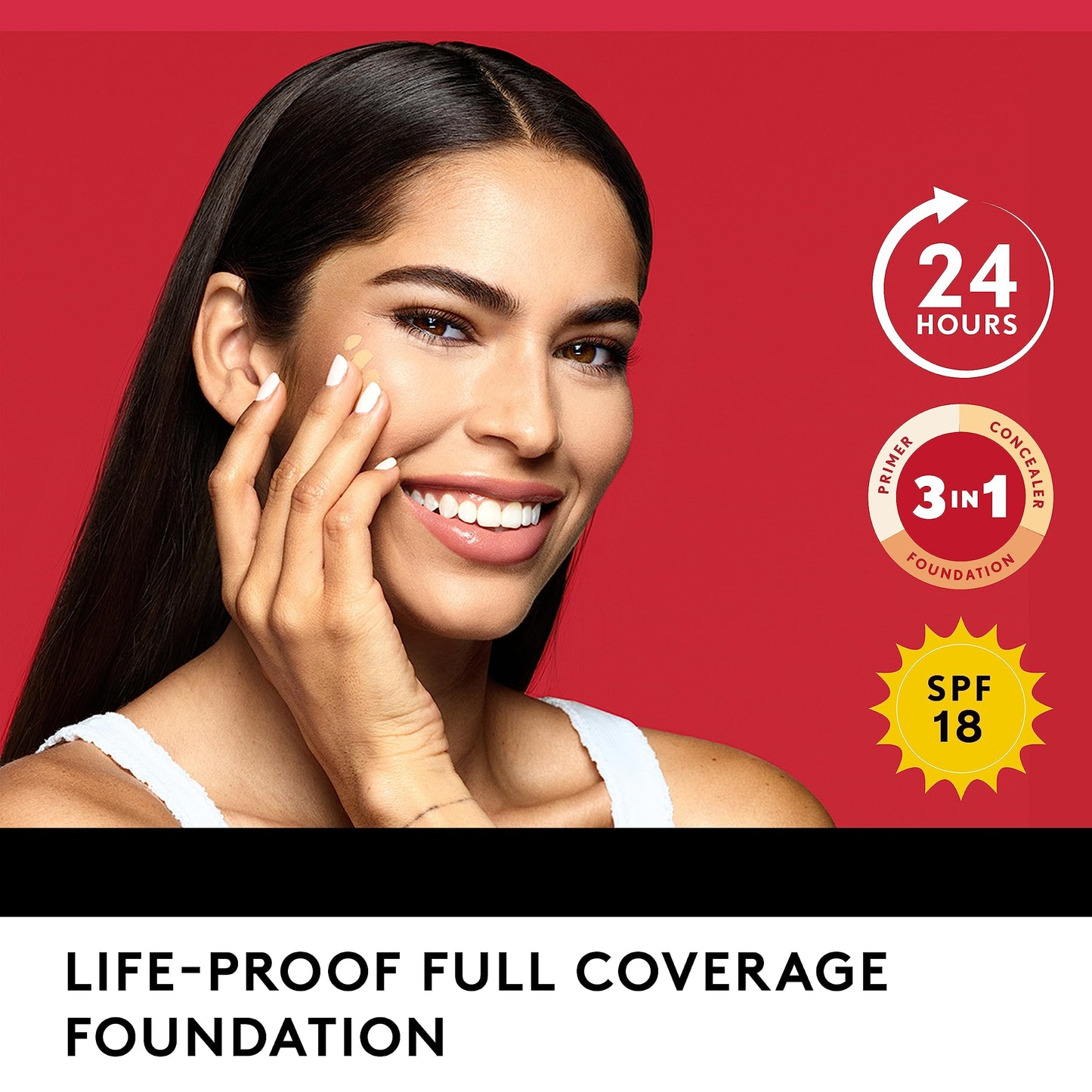 Covergirl Outlast Extreme Wear Creamy Natural makeup bottle base view