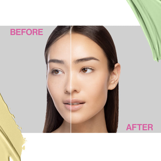 Wet N Wild green primer for redness correction application texture