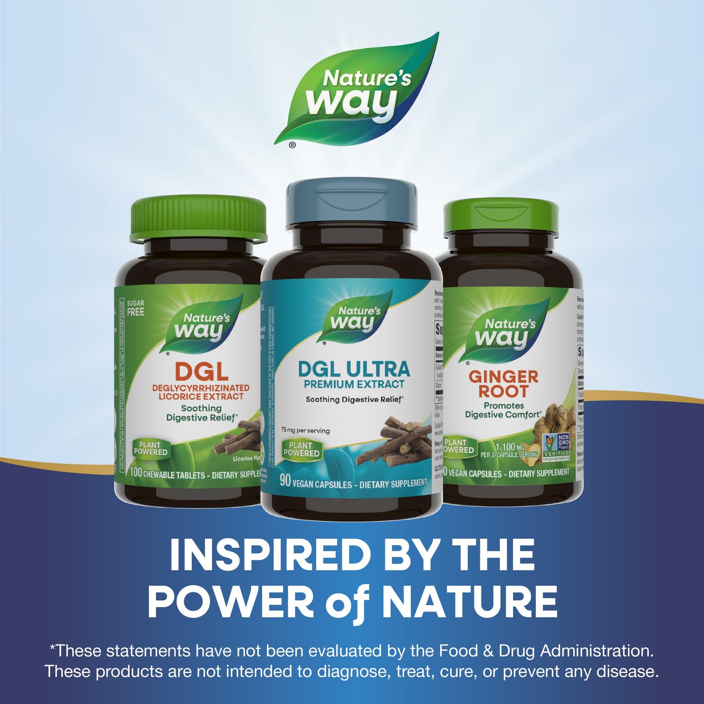 Nature's Way DGL Ultra 90 capsules USA imported bottle