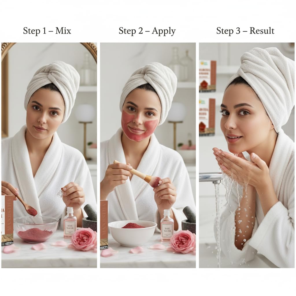 Lifestyle shot of natural beauty ingredients