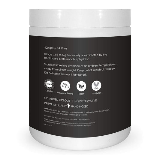 Herb Essential Giloy Satva pure powder formulation showing Ayurvedic ingredients label