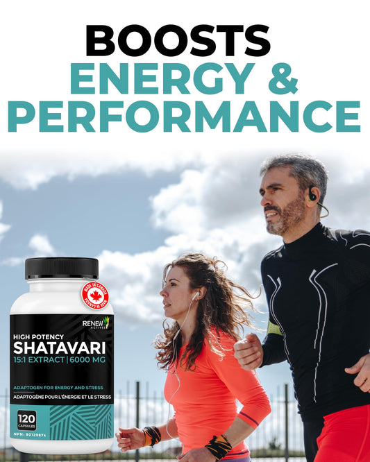 Renew Actives organic vegan dietary supplement showing 120 capsule count.
