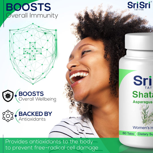 Label details of Sri Sri Tattva Shatavari dietary supplement