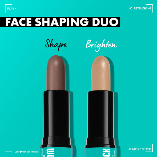NYX Wonder Stick dual ended face shaping stick showing highlighter and contour tips