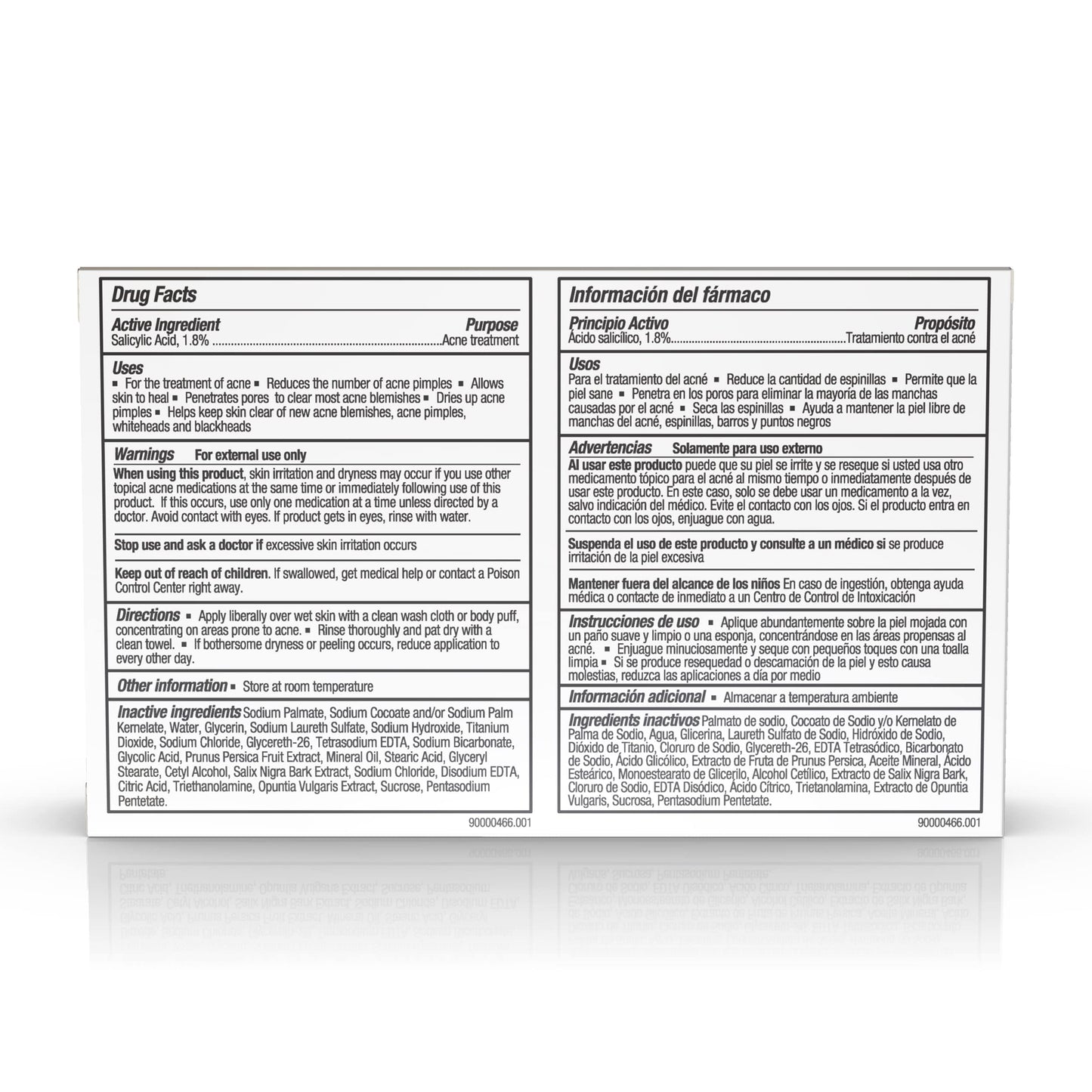 Individual wrapper of Asepxia acne face wash bar demonstrating secure packaging