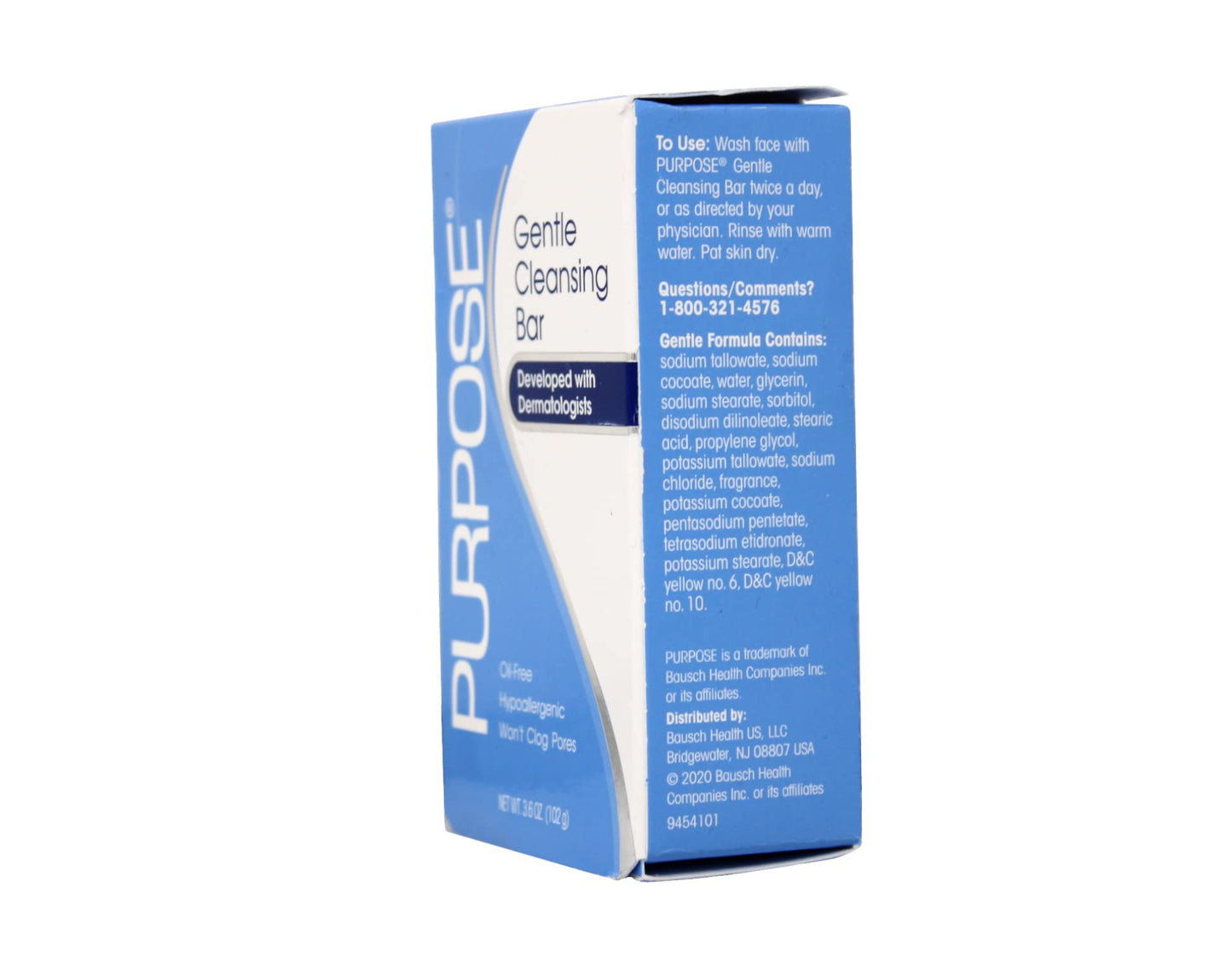 Purpose soap bar lathering effectively for gentle skin purification