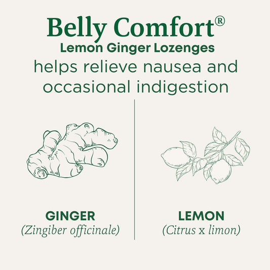 Traditional Medicinals ginger lozenges individually wrapped pieces outside the packaging