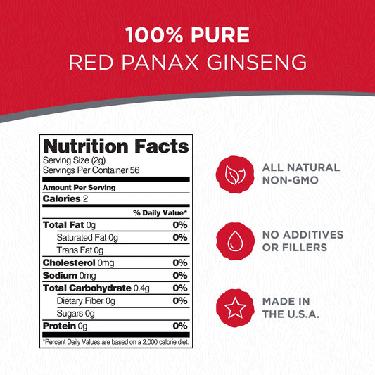 Dairyland Management ginseng powder label details 4 Ounce