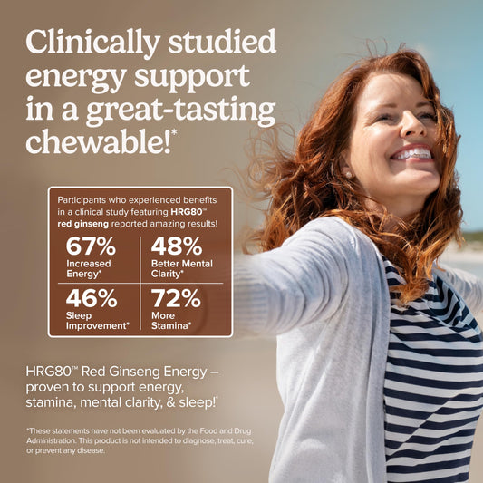 Terry Naturally HRG80 red ginseng chewable tablets packaging