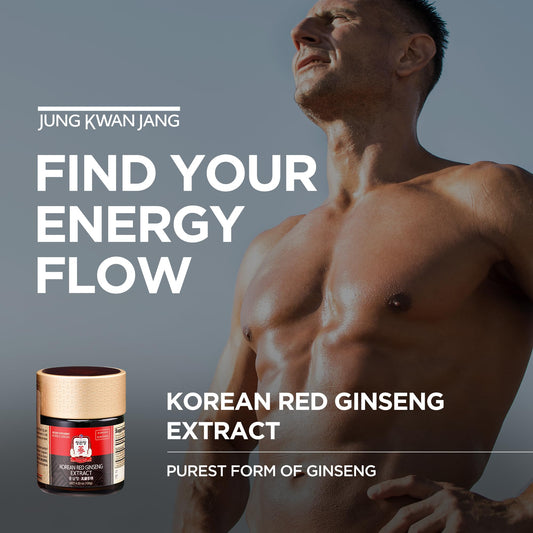 Authentic Jung Kwan Jang Korean Red Ginseng paste jar label details