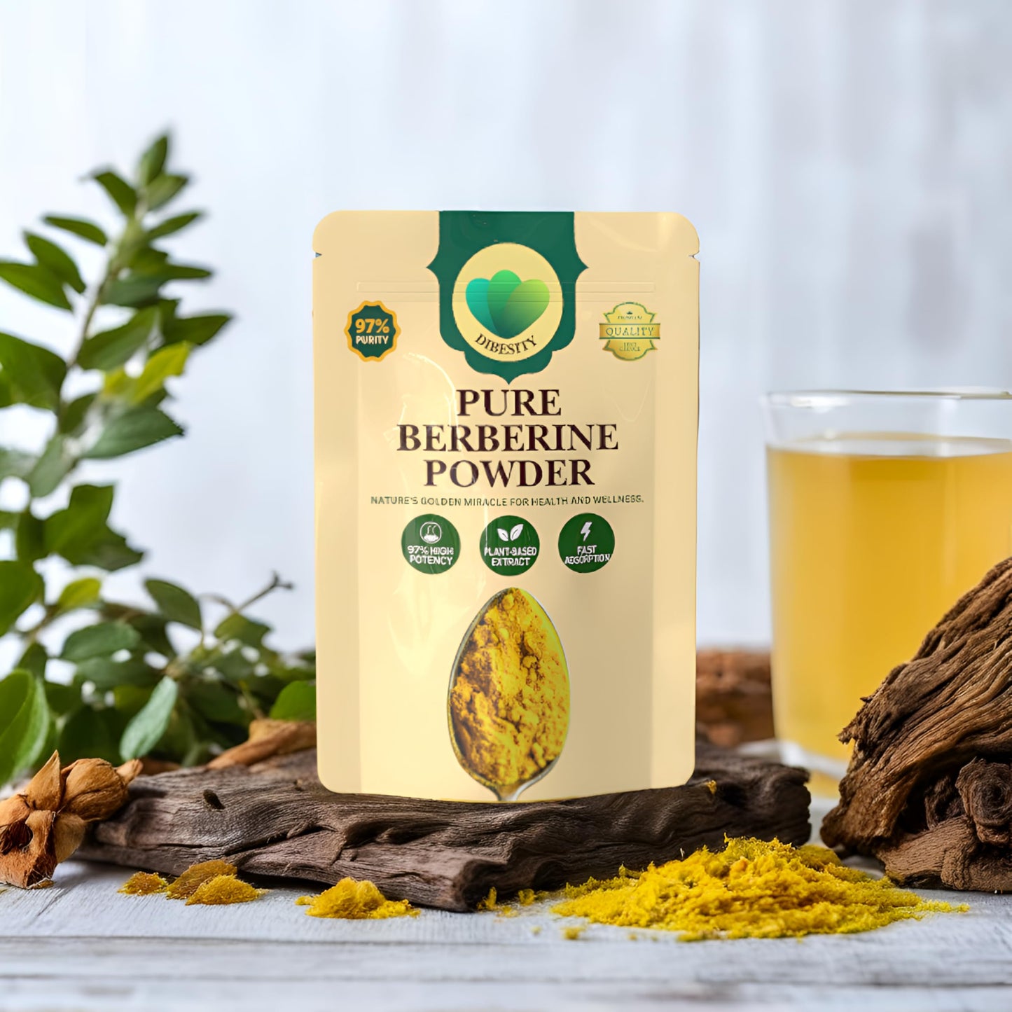 Pure Original Ingredients wellness supplement showing the secure resealable pouch design.