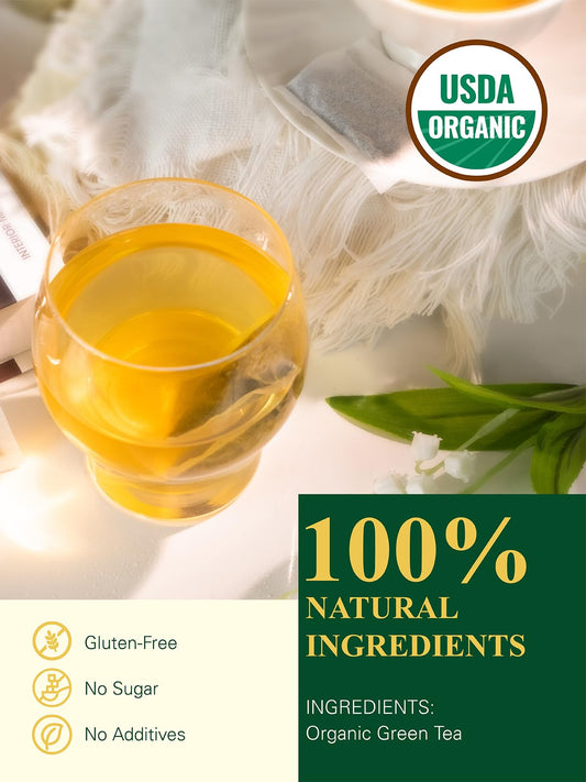 Resealable kraft pouch packaging of GLDNT pure green tea
