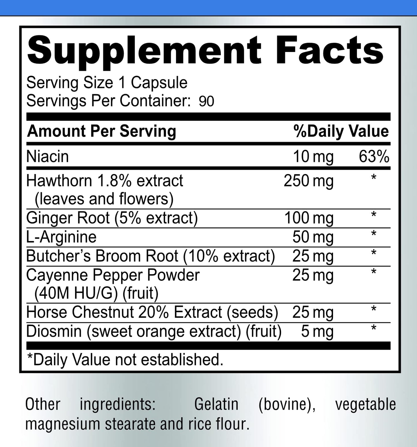 YUMMYVITE leg cramp relief daily supplement packaging displaying product shelf life and bar code.