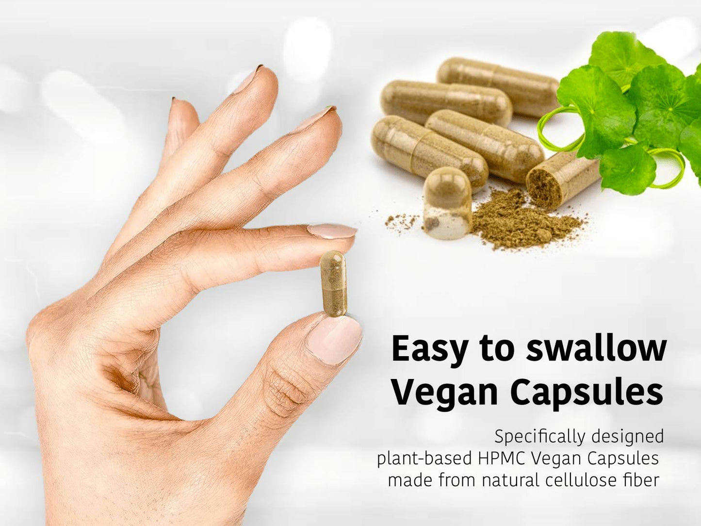 A collection of 60 veggie capsules from DR WAKDE'S highlighting the pure premium bitter melon powder content.