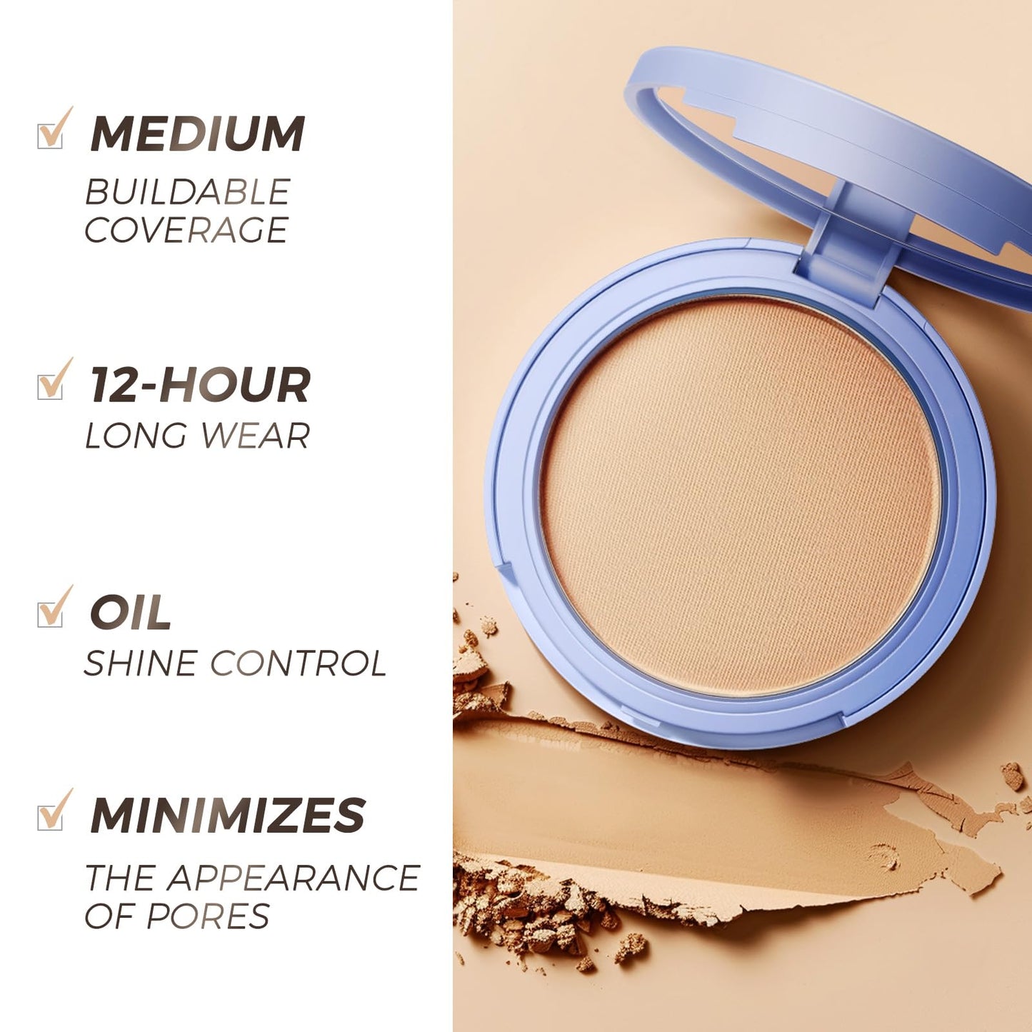 Sace Lady cruelty free face powder product display