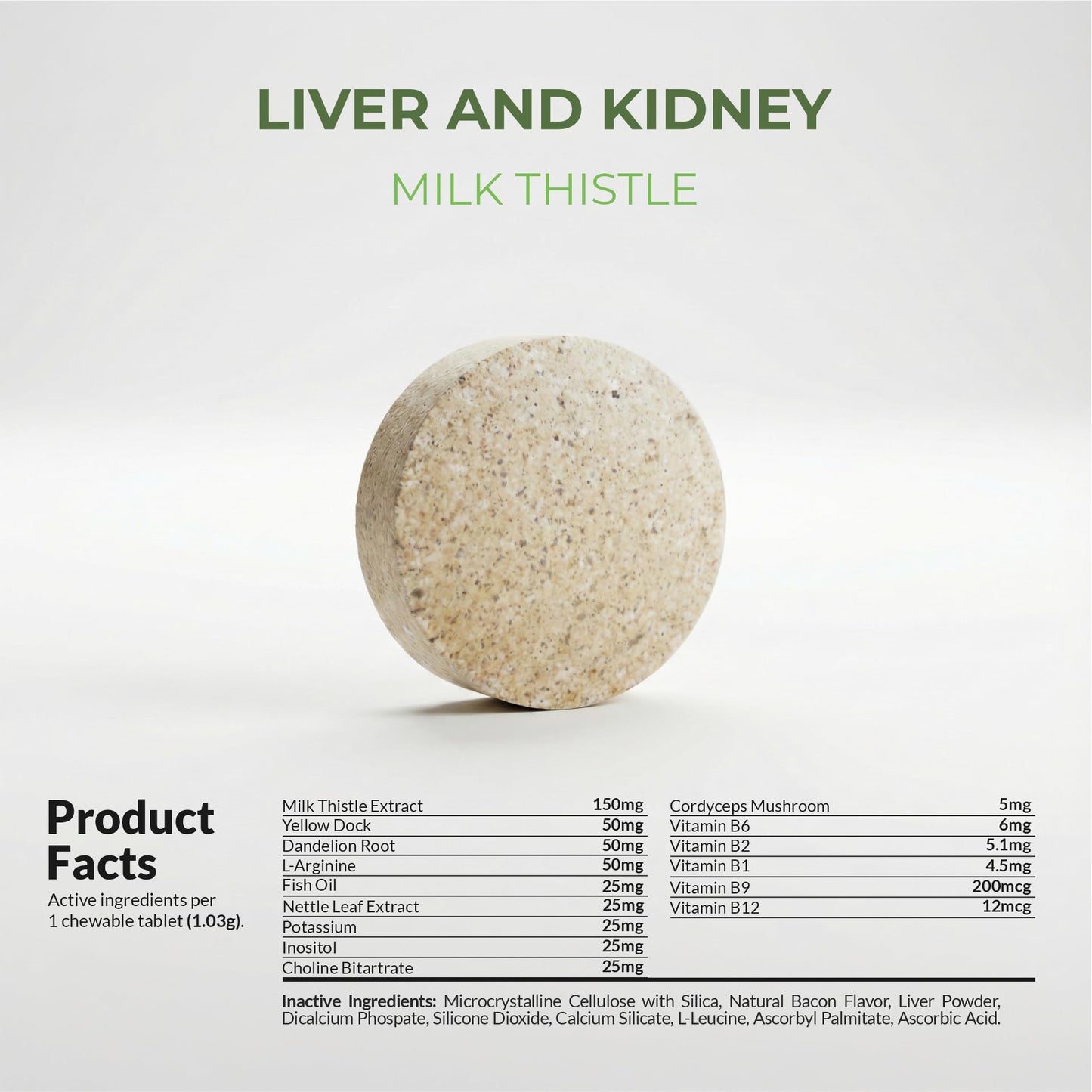 Coco and Luna veterinary formulated milk thistle supplement for dogs of all sizes and ages.