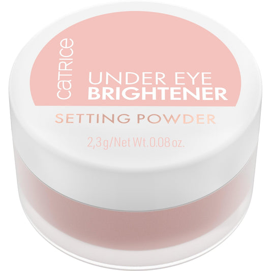 Catrice 010 Light Rose setting powder loose texture close up showing fine milling