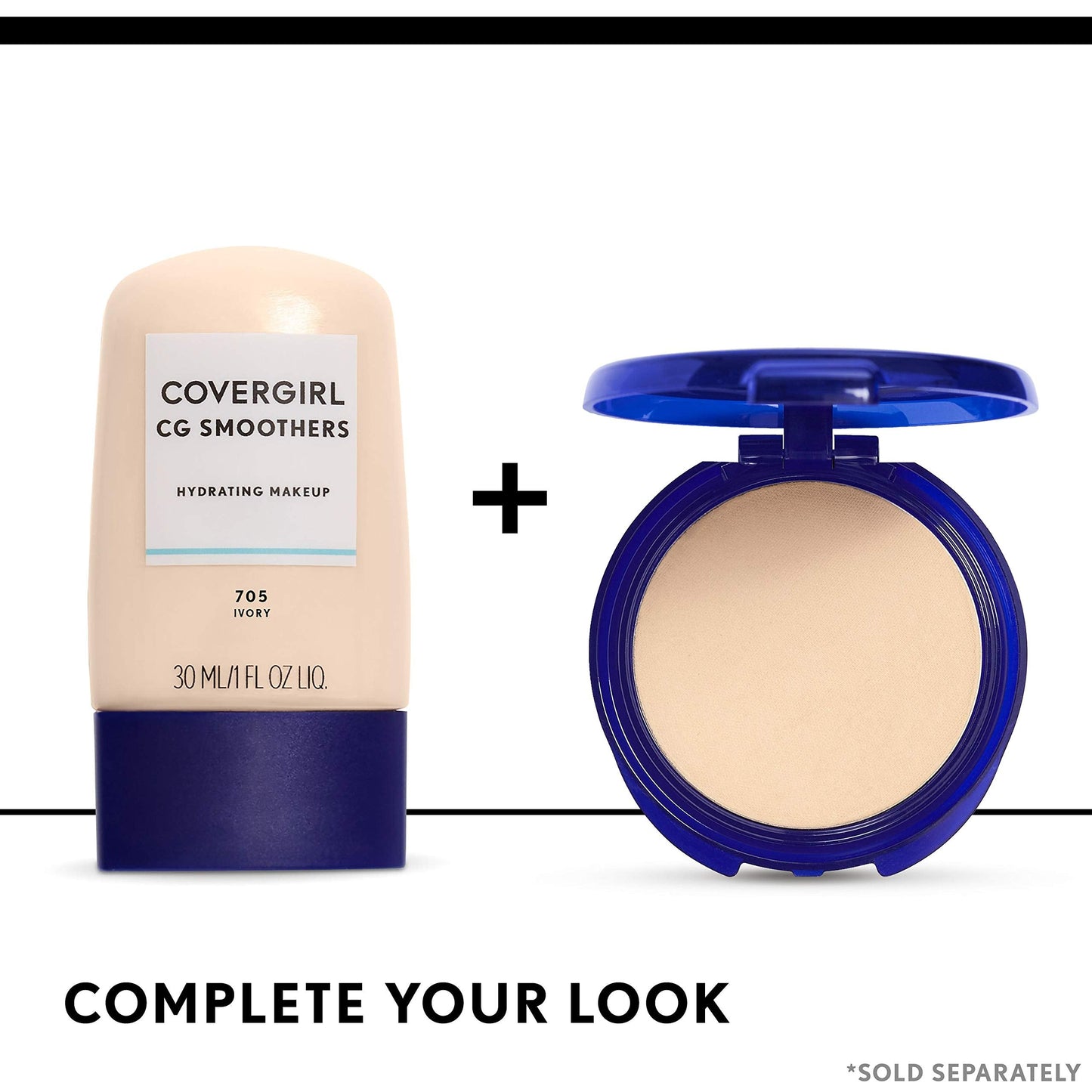 Covergirl Smoothers Pressed Powder Translucent Medium 0.32 Ounce packaging